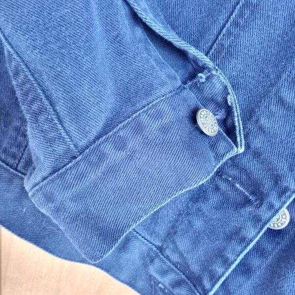 vintage Bill Blass black denim trucker jacket - Picture 5 of 9